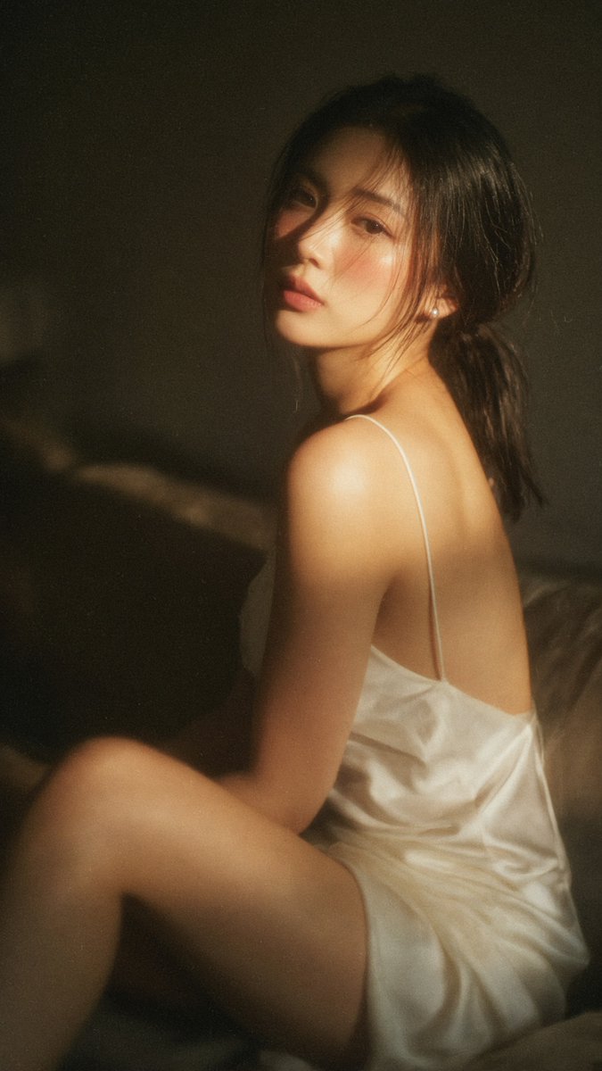 9:16 vertical portrait, dreamy cinematic editorial photography, a beautiful Taiw