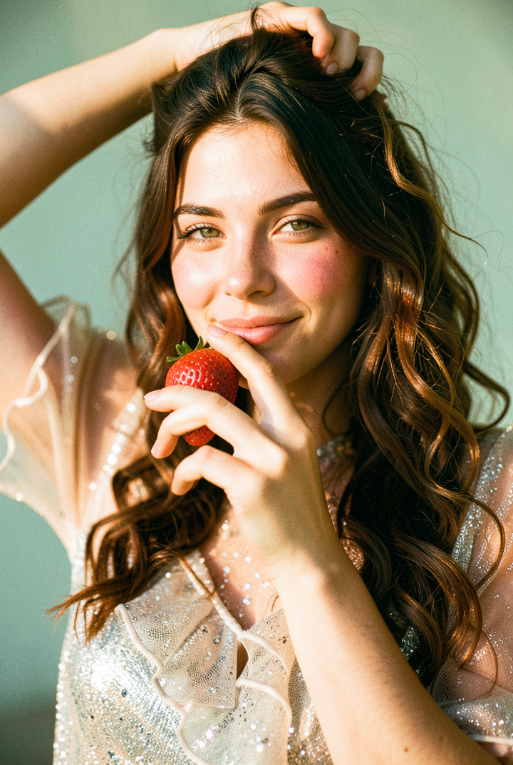 Create an ultra-photorealistic vertical portrait based directly on the uploaded