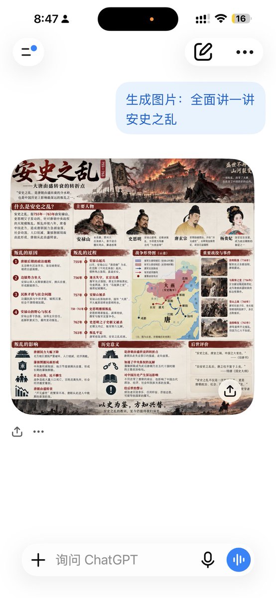Infographic / Edu Visual - ChatGPT An Lushan Infographic Screenshot