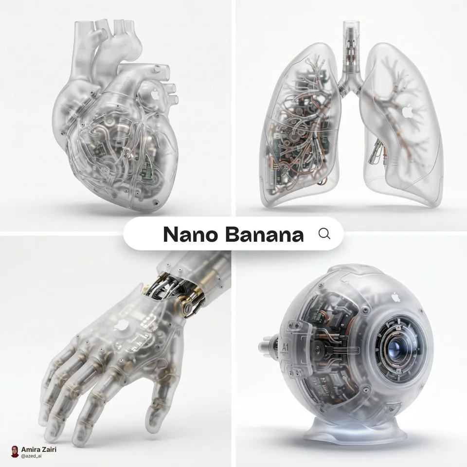 Biomechanical Organ Product Render