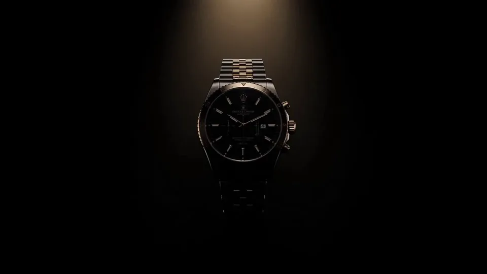 Luxury Watch Dramatic Beam Product Shot